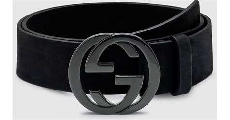 gucci interlocking belt replica|black men's gucci belt.